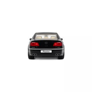 VW VOLKSWAGEN PHAETON 6.0 W12 BLACK L041 2005 OttO mobile 1:18 Resinemodell (Türen, Motorhaube... nicht zu öffnen!)